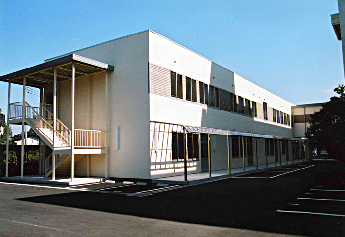システム建築施工事例:校舎1
