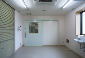 システム建築施工事例:養護学校、校舎、倉庫